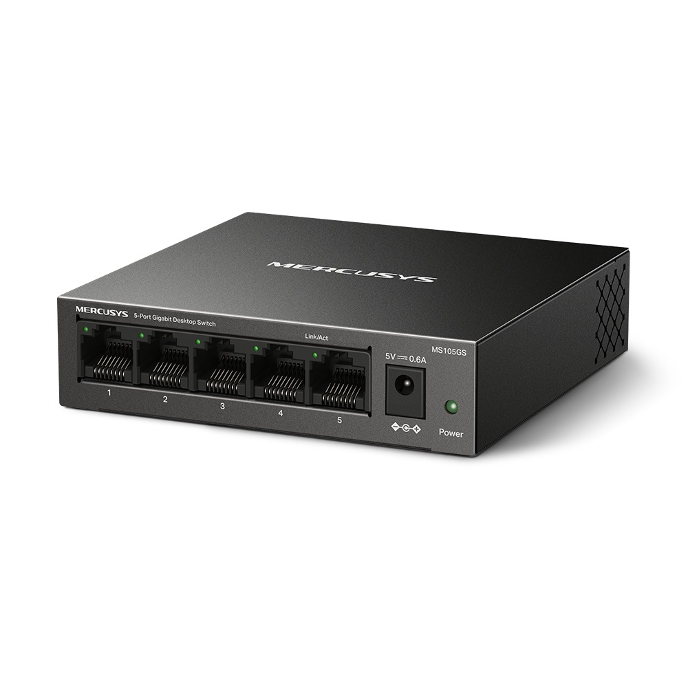 Mercusys MS105GS 5 portos Gigabit asztali switch - R