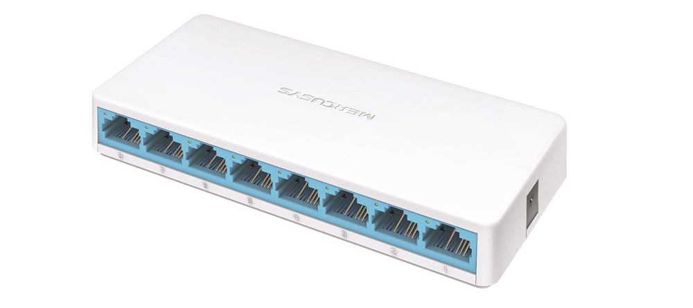 Mercusys MS108 8 port 10/100Mbps nem menedzselhető asztali Switch