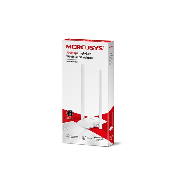 Mercusys MW300UH 300Mbps nagy nyereségű vezeték nélküli USB adapter