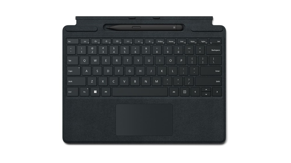 Microsoft 8X6-00189 Surface Pro Signature 2024 US ENG fekete billentyűzetes tok + slim toll