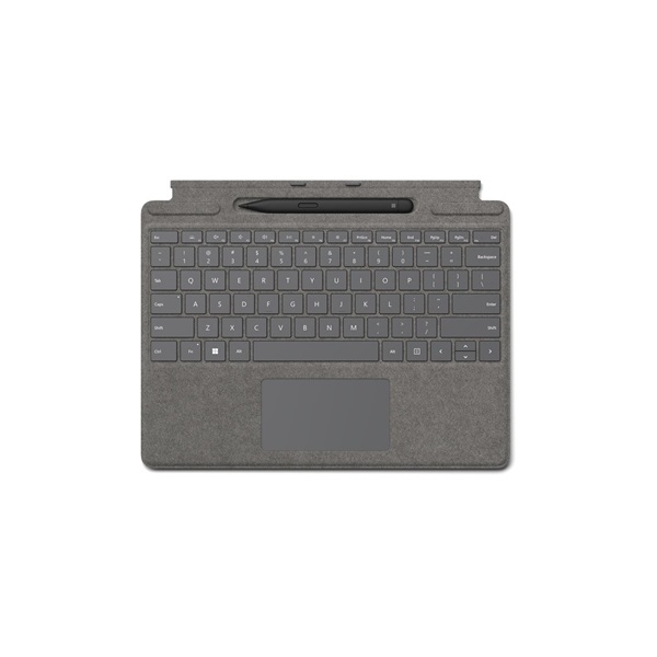 Microsoft 8X6-00235 Surface Pro Signature 2024 US ENG platina billentyűzetes tok + slim toll