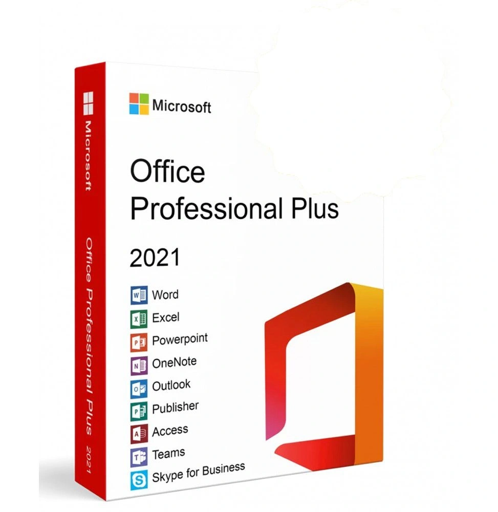 Microsoft Office 2021 Professional Plus COA matrica – 32/64 bit, fizikai licenc - szoftver
