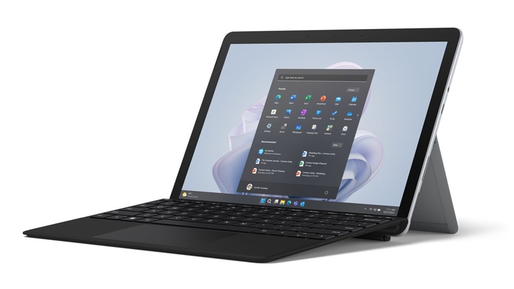 Microsoft Surface Go 4 Vállalati verzió XGT-00007 10,5" 8/64GB platina Wi-Fi tablet