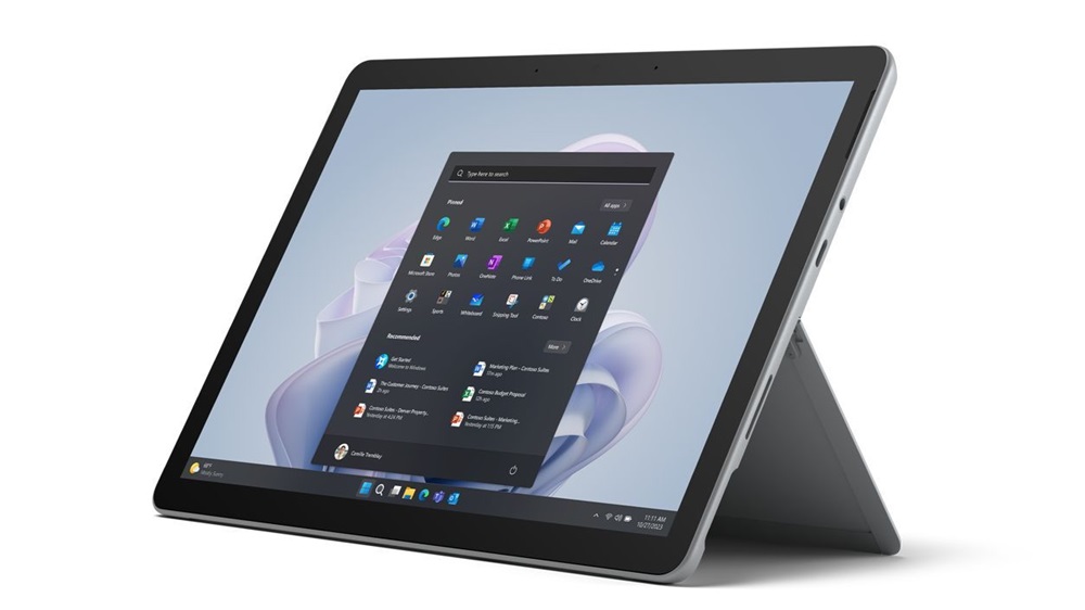 Microsoft Surface Go 4 Vállalati verzió XGT-00007 10,5" 8/64GB platina Wi-Fi tablet