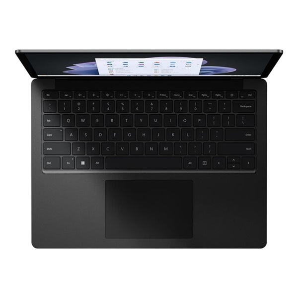 Microsoft Surface Laptop 5 13,5"/Intel Core i7-1255U/16GB/512GB/Int.VGA/Win11/fekete laptop