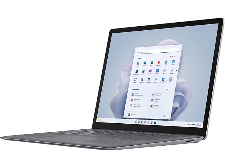 Microsoft Surface Laptop 5 15"/Intel Core i7-1255U/8GB/256GB/Int.VGA/Win11/platinum laptop