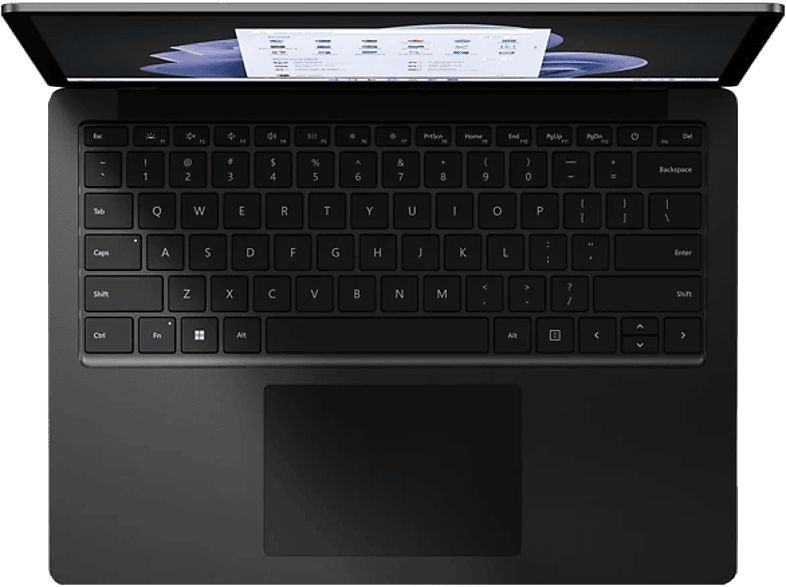 Microsoft Surface Laptop 5 15"/Intel Core i7-1255U/8GB/512GB/Int.VGA/Win11/fekete laptop