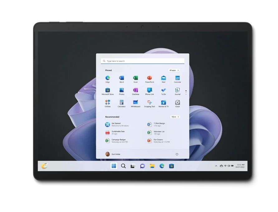 Microsoft Surface Pro 9 13" i5 16/256GB grafitszürke Wi-Fi tablet