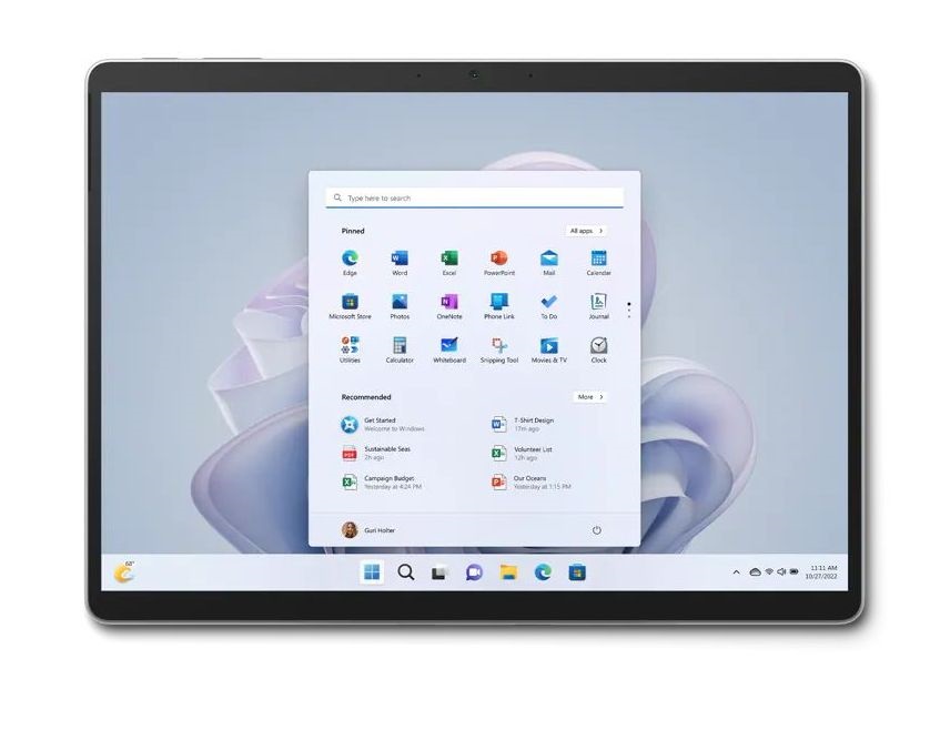 Microsoft Surface Pro 9 13" i5 8/256GB ezüst Wi-Fi tablet