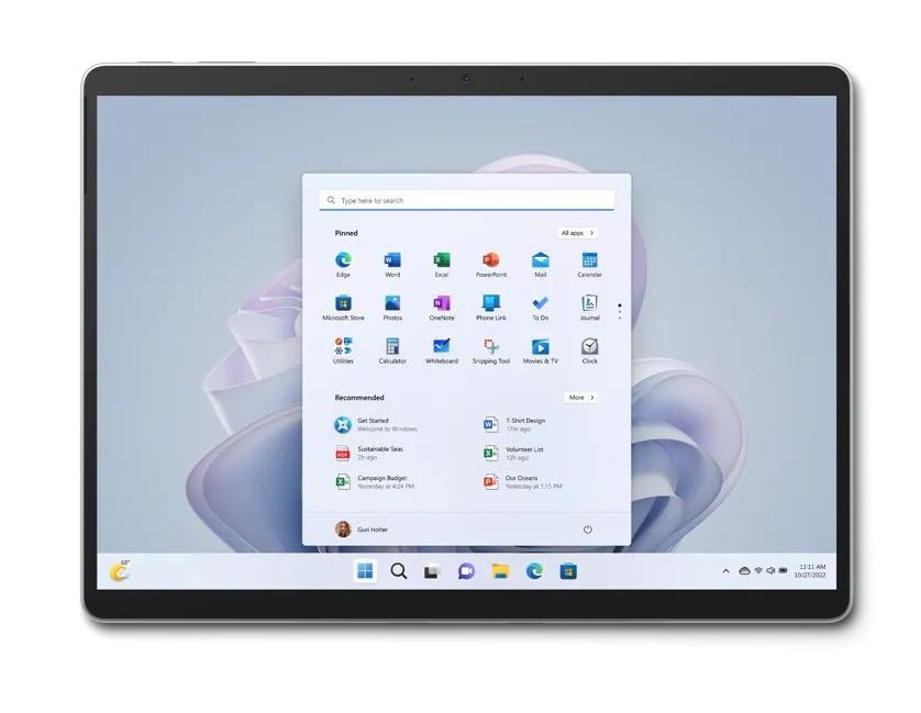 Microsoft Surface Pro 9 13" i7 16/512GB ezüst Wi-Fi tablet