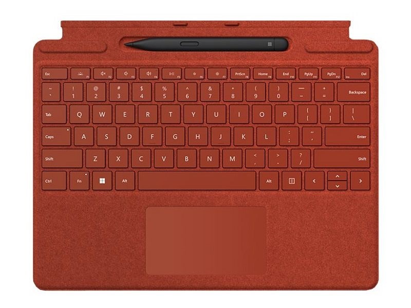 Microsoft Surface Pro Signature US ENG piros billentyűzet + érintőceruza