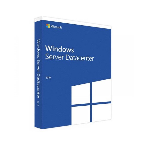 Microsoft Windows Server 2019 Datacenter 64-bit 16 Core ENG DVD D-Oem 1pack szerver szoftver