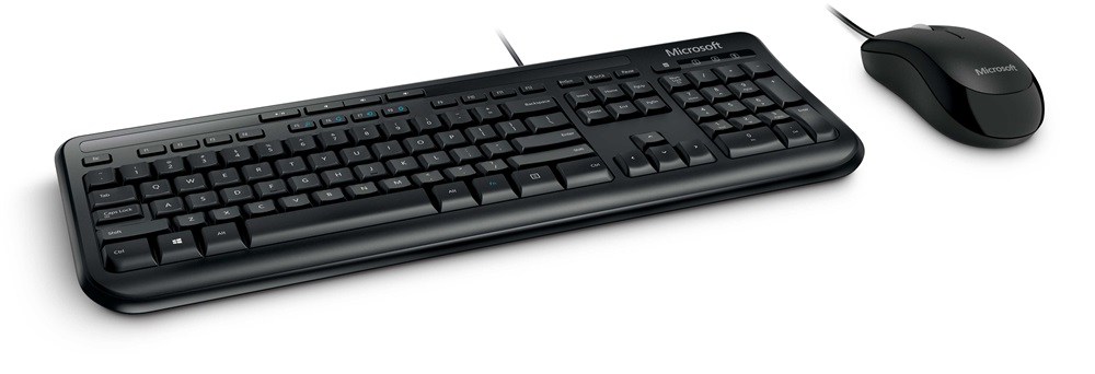 Microsoft Wired Desktop 600 HUN fekete USB dobozos billentyűzet + egér