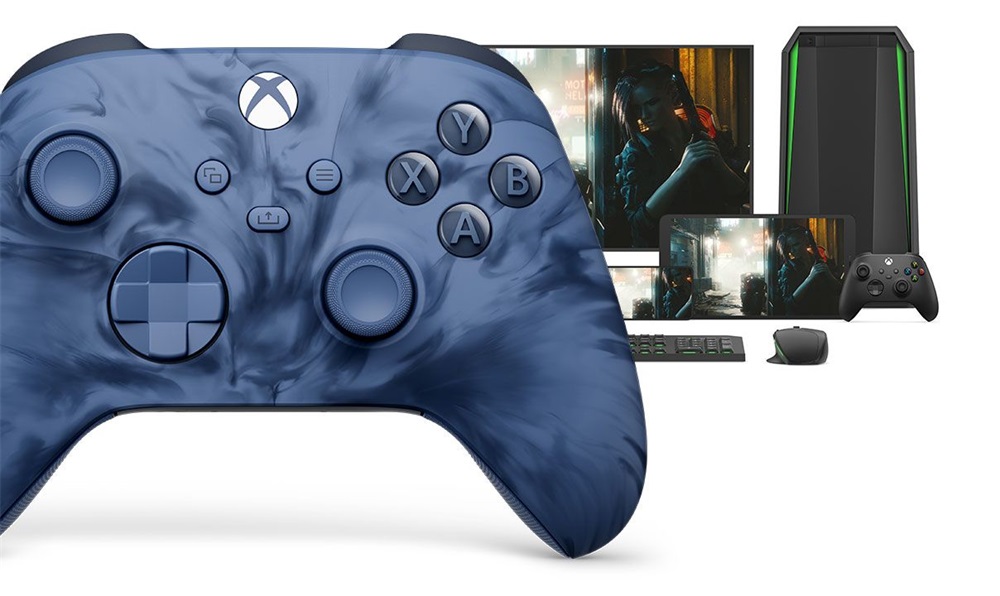Microsoft QAU-00130 Xbox Series X|S Stormcloud Vapor Special Edition vezeték nélküli szürkéskék kontroller