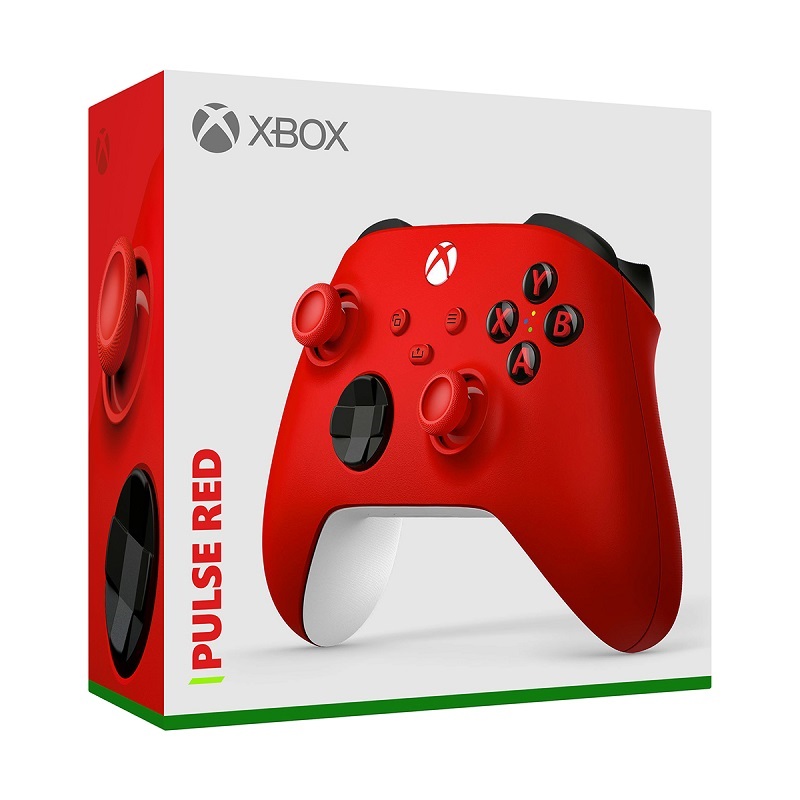 Microsoft QAU-00012 Xbox Series X|S/Xbox One vezeték nélküli piros kontroller