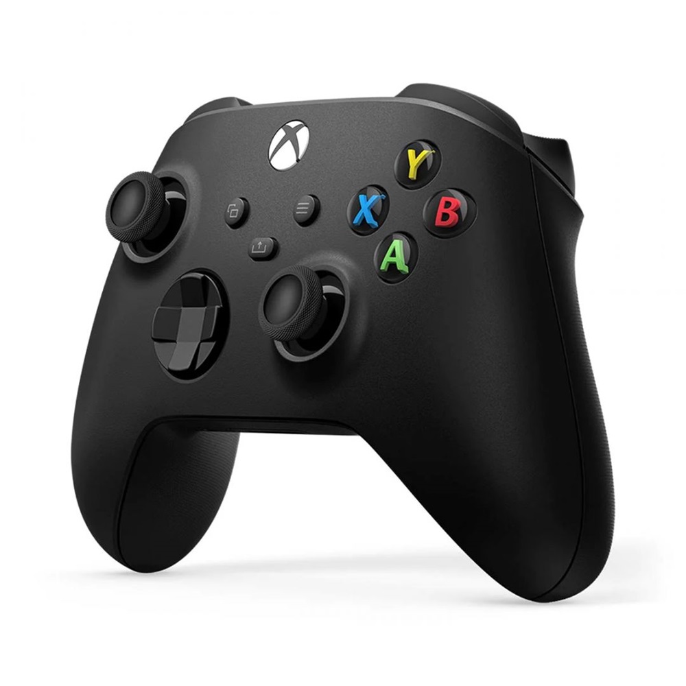 Microsoft QAT-00009 Xbox Series X|S/Xbox One Carbon Black vezeték nélküli fekete kontroller