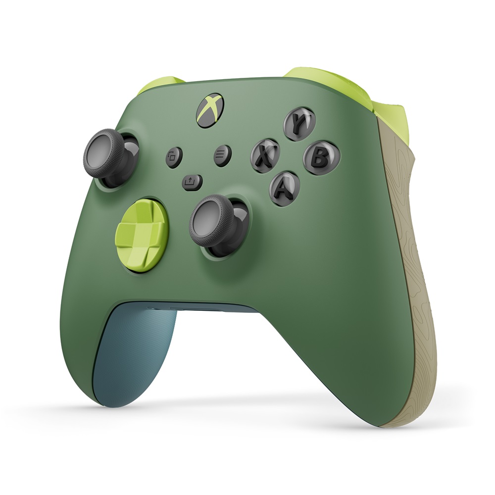 Microsoft QAU-00114 Xbox Series X|S/Xbox One Remix Special Edition vezeték nélküli zöld kontroller + töltőkészlet
