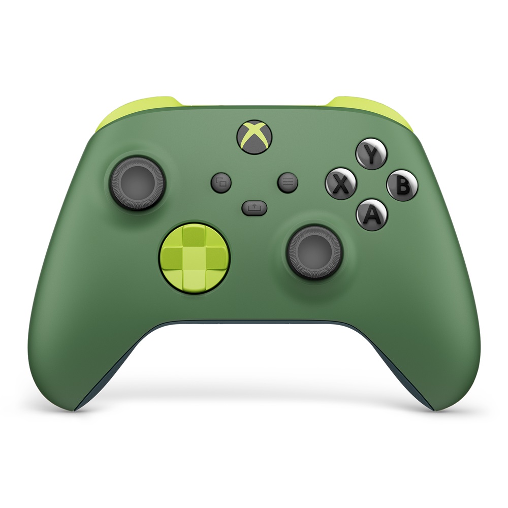 Microsoft QAU-00114 Xbox Series X|S/Xbox One Remix Special Edition vezeték nélküli zöld kontroller + töltőkészlet