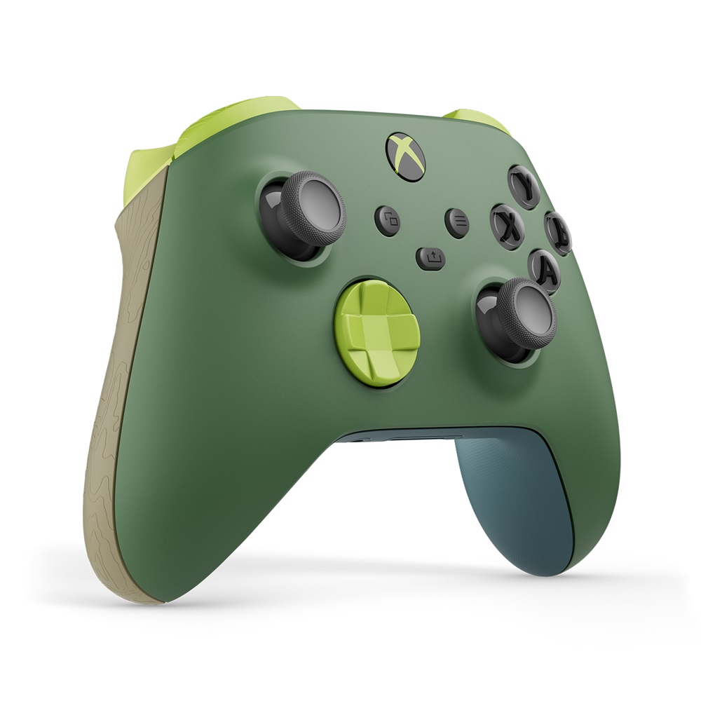 Microsoft QAU-00114 Xbox Series X|S/Xbox One Remix Special Edition vezeték nélküli zöld kontroller + töltőkészlet