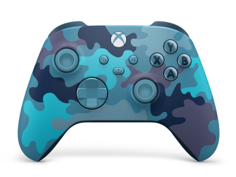 Microsoft QAU-00074 Xbox Series X|S/Xbox One Mineral Camo Special Edition vezeték nélküli kék kontroller