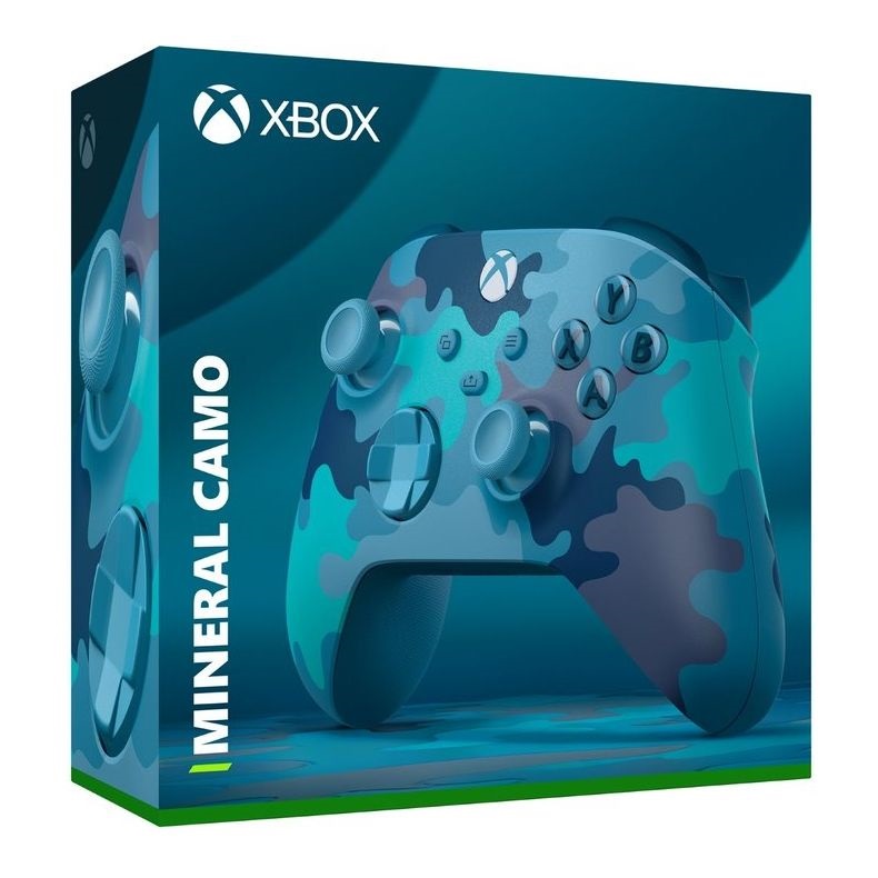 Microsoft QAU-00074 Xbox Series X|S/Xbox One Mineral Camo Special Edition vezeték nélküli kék kontroller