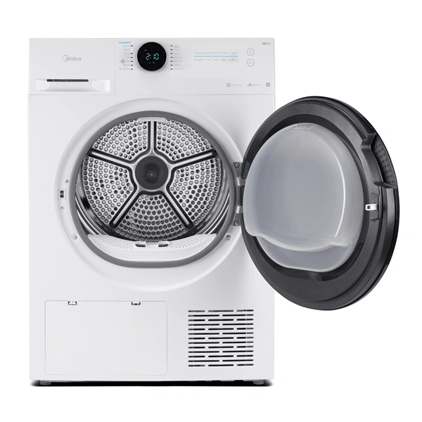 Midea MD200H100BW/W-HR fehér, 10 kg, hőszivattyús szárítógép