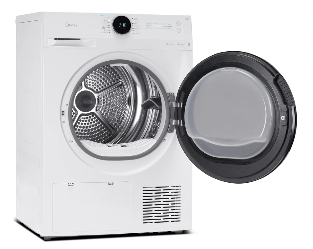 Midea MD200H100BW/W-HR fehér, 10 kg, hőszivattyús szárítógép