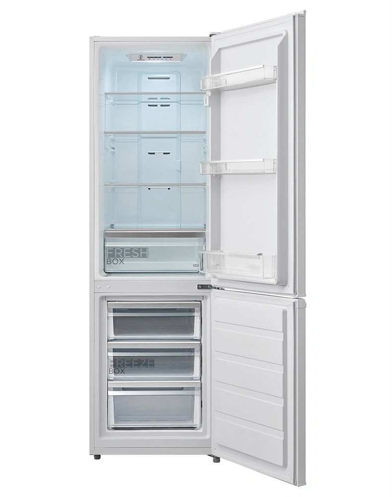 Midea MDRB380FGE01EUD fehér, alulfagyasztós, Hűtő: 199L, Fagyasztó:71L, No frost hűtőszekrény