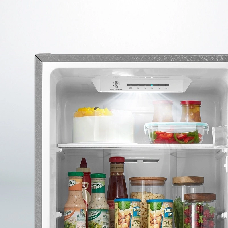 Midea MDRB380FGE01EUD fehér, alulfagyasztós, Hűtő: 199L, Fagyasztó:71L, No frost hűtőszekrény