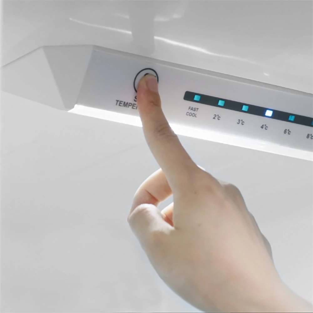 Midea MDRB380FGE01EUD fehér, alulfagyasztós, Hűtő: 199L, Fagyasztó:71L, No frost hűtőszekrény