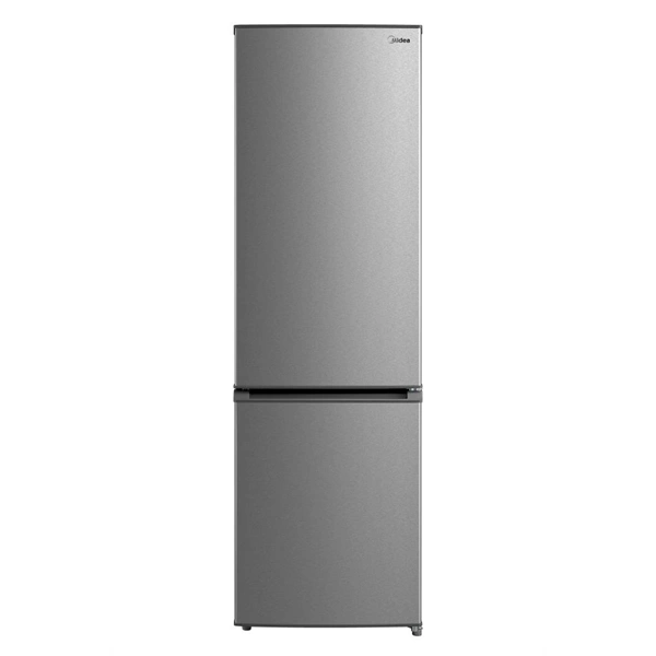Midea MDRB380FGE02A inox, alulfagyasztós, Hűtő: 199L, Fagyasztó:71L, No frost hűtőszekrény
