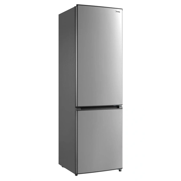 Midea MDRB380FGE02A inox, alulfagyasztós, Hűtő: 199L, Fagyasztó:71L, No frost hűtőszekrény