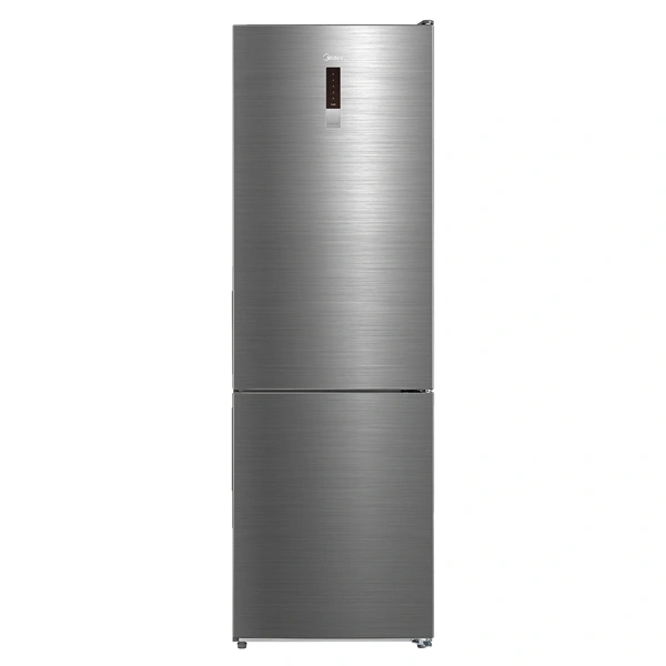 Midea MDRB424FGD46OE inox, alulfagyasztós, Hűtő: 224L, Fagyasztó:86L, No frost hűtőszekrény