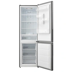 Midea MDRB424FGD46OE inox, alulfagyasztós, Hűtő: 224L, Fagyasztó:86L, No frost hűtőszekrény