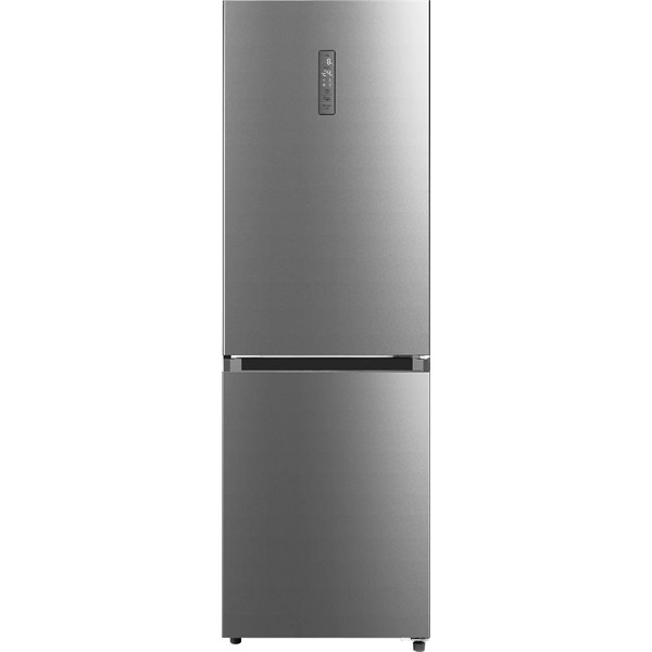 Midea MDRB470MGC02 inox, alulfagyasztós, Hűtő:216L, Fagyasztó:122L, No frost hűtőszekrény (Újszerű)