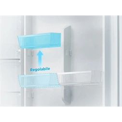 Midea MDRB489FGE01OE fehér, alulfagyasztós, Hűtő: 247L, Fagyasztó:83L, No frost hűtőszekrény