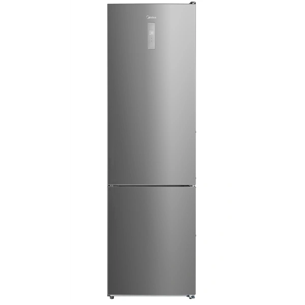 Midea MDRB489FGE02OE inox, alulfagyasztós, Hűtő: 247L, Fagyasztó:83L, No frost hűtőszekrény