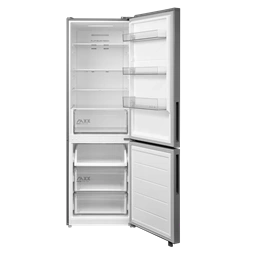 Midea MDRB548MME46 Space master inox, alulfagyasztós, Hűtő: 271L, Fagyasztó:130L, No frost hűtőszekrény