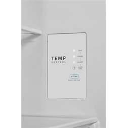 Midea MDRB548MME46 Space master inox, alulfagyasztós, Hűtő: 271L, Fagyasztó:130L, No frost hűtőszekrény