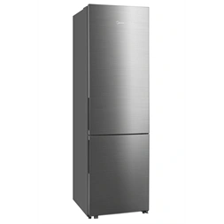 Midea MDRB600MME46 inox, alulfagyasztós, Hűtő: 313L, Fagyasztó:130L, Total No frost hűtőszekrény