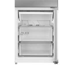 Midea MDRB600MME46 inox, alulfagyasztós, Hűtő: 313L, Fagyasztó:130L, Total No frost hűtőszekrény