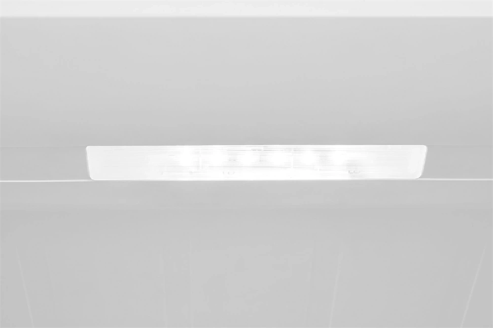 Midea MDRB600MME46 inox, alulfagyasztós, Hűtő: 313L, Fagyasztó:130L, Total No frost hűtőszekrény
