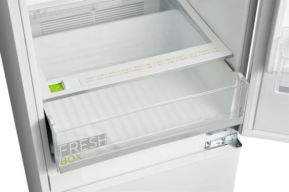 Midea MDRE353FGE01 alulfagyasztós, beépíthető, Hűtő:180L, Fagyasztó:68L, No frost hűtőszekrény