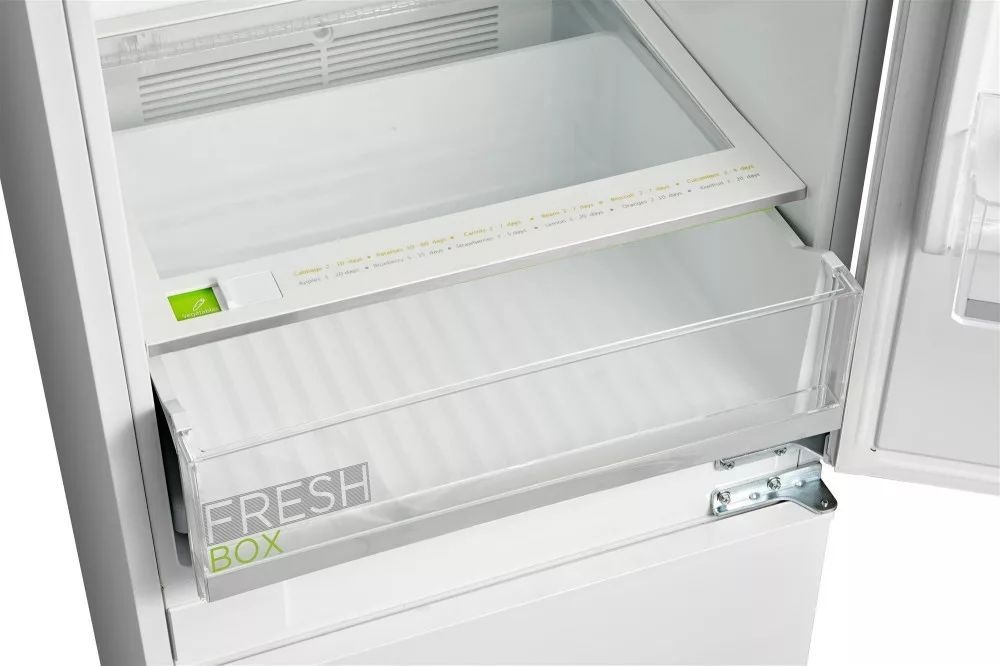 Midea MDRE379FGF01 alulfagyasztós, beépíthető, Hűtő:192L, Fagyasztó:79L, hűtőszekrény