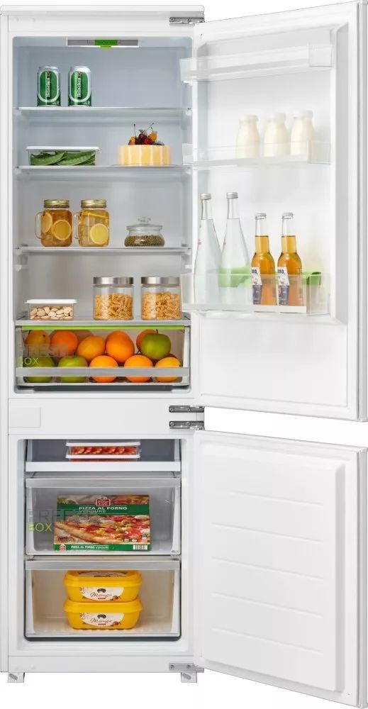 Midea MDRE379FGF01 alulfagyasztós, beépíthető, Hűtő:192L, Fagyasztó:79L, hűtőszekrény