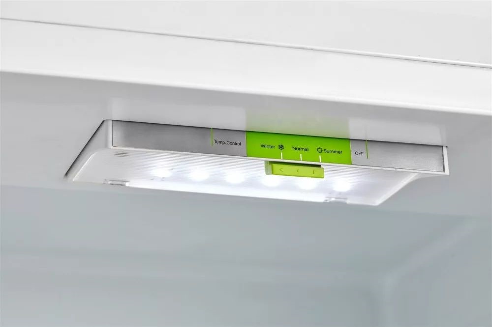 Midea MDRE379FGF01 alulfagyasztós, beépíthető, Hűtő:192L, Fagyasztó:79L, hűtőszekrény