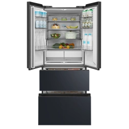 Midea MDRF600BIE70 inox, négyajtós, Hűtő:276L, Fagyasztó:159L, No frost hűtőszekrény