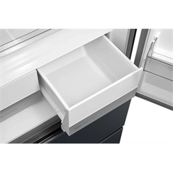 Midea MDRF600BIE70 inox, négyajtós, Hűtő:276L, Fagyasztó:159L, No frost hűtőszekrény