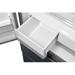 Midea MDRF600BIE70 inox, négyajtós, Hűtő:276L, Fagyasztó:159L, No frost hűtőszekrény