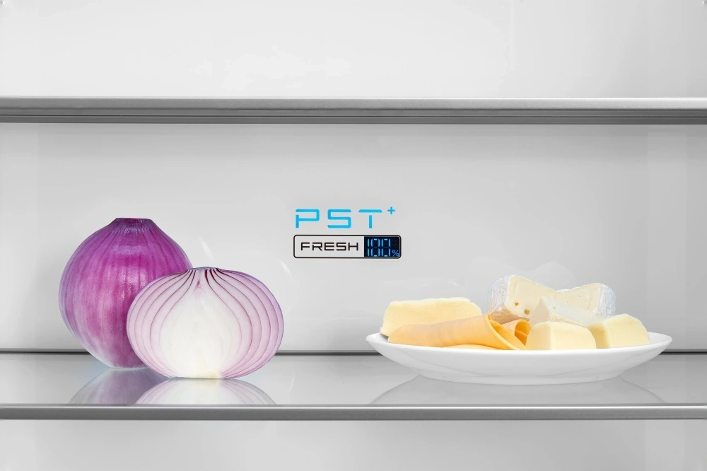 Midea MDRF600BIE70 inox, négyajtós, Hűtő:276L, Fagyasztó:159L, No frost hűtőszekrény